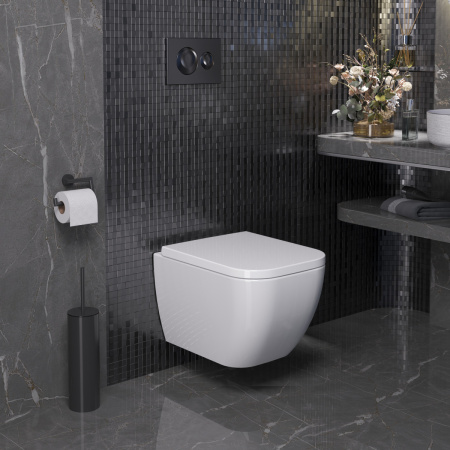 Унитаз подвесной Ambassador Forsa 243K19003S белый с сиденьем микролифт каскадный смыв